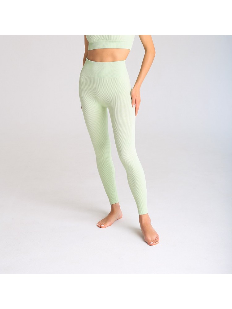 Mentolové rebrované legíny SIA